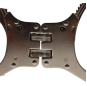 Nickel plated carbon steel handcuffs HC0030